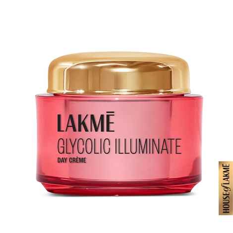 Lakme Glycolic Illuminate Day Cream | With Glycolic Acid for Radiant & Even Tone Skin | 50 gm