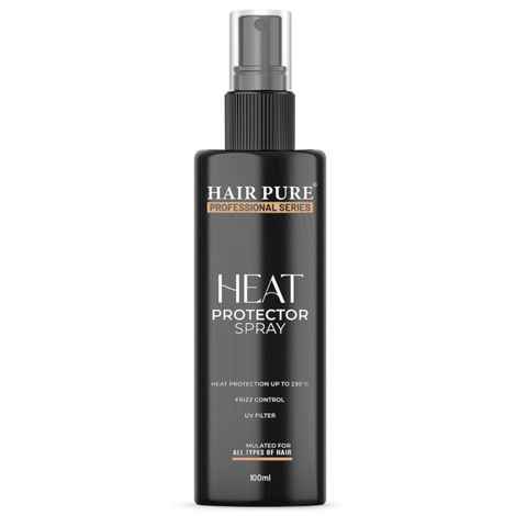 Buy Hair Pure Heat Protector Spray Heat Protection Up to 230oC, Controls Frizz 100 ml - Purplle