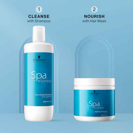 Buy Schwarzkopf Professional Spa Essence Shampoo + Mask Combo(500 ml + 1000 ml) - Purplle