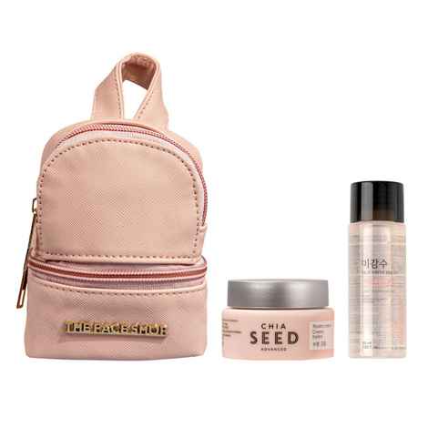 The Face Shop 2 Step Cleanse & Hydrate Combo, Rice Water Cleansing Oil & Hydrating Face Moisturizer - Combo of 3