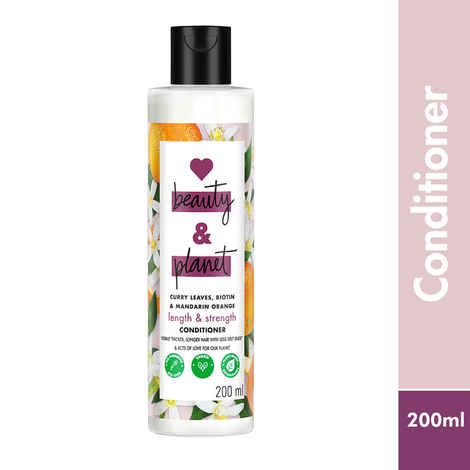 Buy Love Beauty Planet Curry Leaves, Biotin & Mandarin Paraben Free conditioner for long & strong hair, 200 ml - Purplle