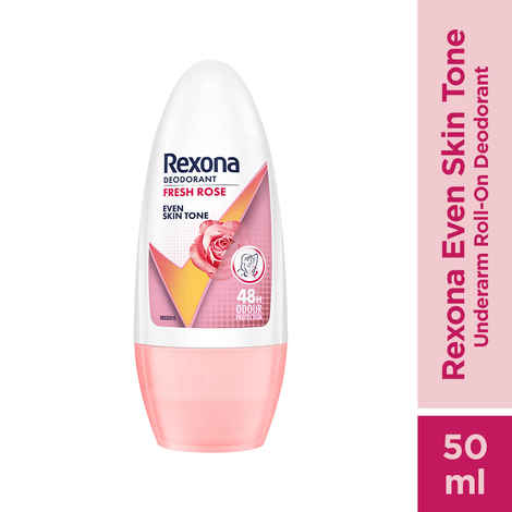 Rexona Fresh Rose Underarm Roll On Deodorant For Women, 50ml