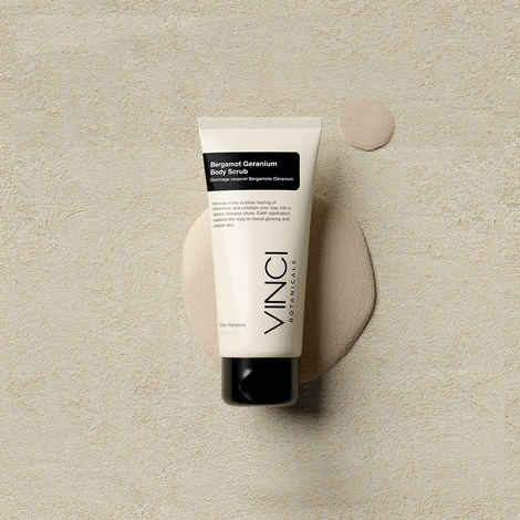 Buy Vinci Botanicals Bergamot Geranium Body Scrub 200 gm - Purplle