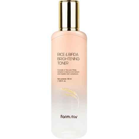 Buy Farmstay Rice & Bifida Brightening Toner 120 ml - Purplle