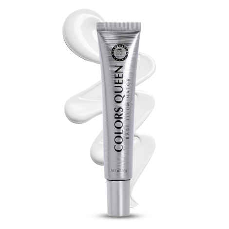 Colors Queen Base Illuminator with Luminous Finish Infused with Shea Butter & Niacinamide 30 gm - Silver Pink