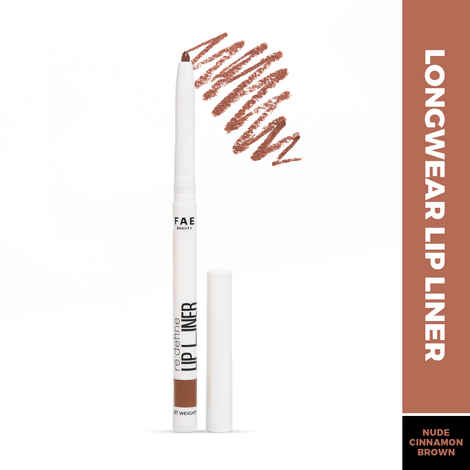 Fae Beauty Re:Define Lip Liner |Long-Lasting | Matte | Non-drying | Transferproof & Smudgeproof | Enriched with Vitamin E & Almond Oil | Shade - Bottomline