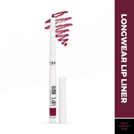 Fae Beauty Re:Define Lip Liner |Long-Lasting | Matte | Non-drying | Transferproof & Smudgeproof | Enriched with Vitamin E & Almond Oil | Shade - Bloodline - 0.3 gm - 0.3 gm