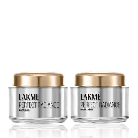 Lakme Perfect Radiance AM PM Routine:Lakme Perfect Radiance Skin Ultimate Collection Day Cream (50 gm) + Night Cream (50 gm) Combo of 2