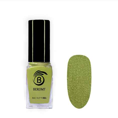 Buy Beromt Matte Sugar Crush Nail Polish Mint Candy (8 ml) - Purplle