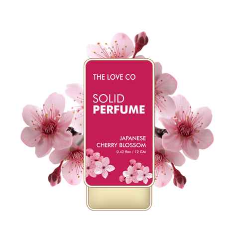 The Love Co Japanese Cherry Blossom Solid Perfume - 12 gm