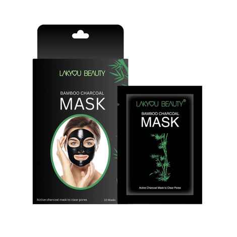 Lakyou Beauty Black Beauty Mask with Activated Charcoal for Blackhead  (100 gm)