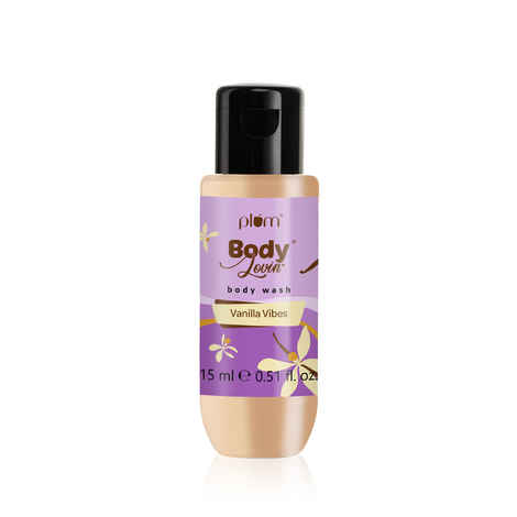Plum Body Lovin' Vanilla Vibes Body Wash| 15 ml | Mini