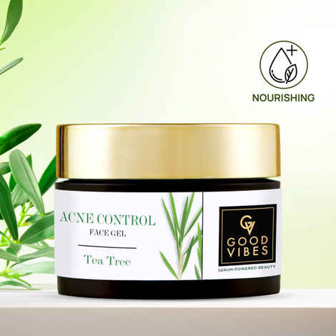 Good Vibes Serum Powered Beauty Acne Control Tea Tree Nourishing Gel (50 gm)