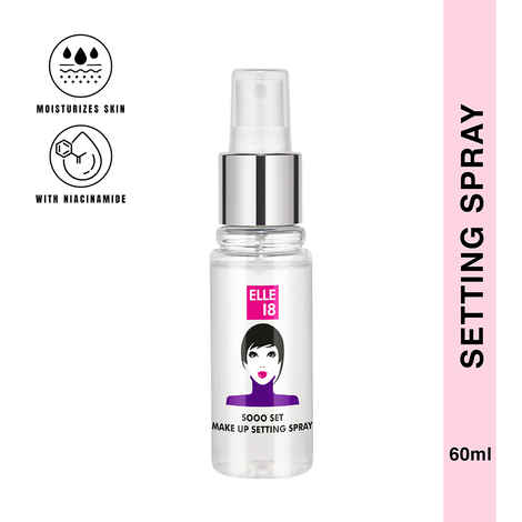 Elle18 SOOO SET Setting Spray, long-lasting, hydrating & non-sticky makeup fixer|60 ml
