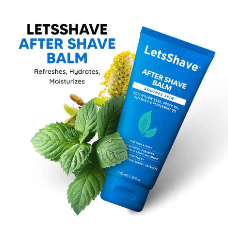 Buy LetsShave After Shave Balm For Men & Women, After Shave lotion - 100 ml - Purplle