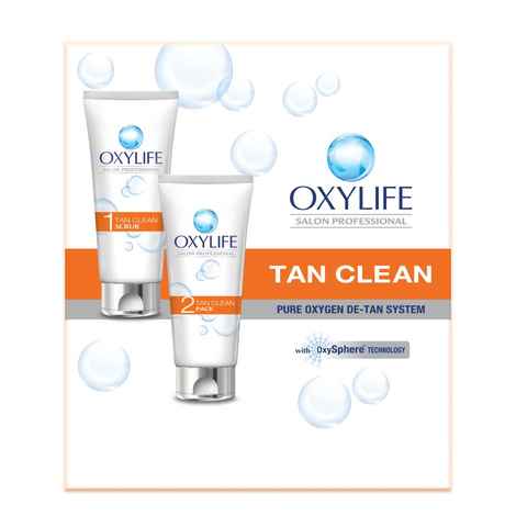 Buy Dabur Oxylife Salon Professional Tan Clean 400gm - Purplle