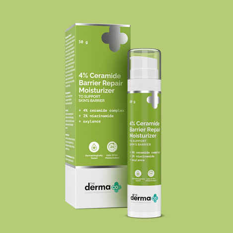 Buy The Derma co. 4% Ceramide Barrier Repair Moisturizer with Ceramide, Niacinamide, and Oxylance - 50 gm - Purplle