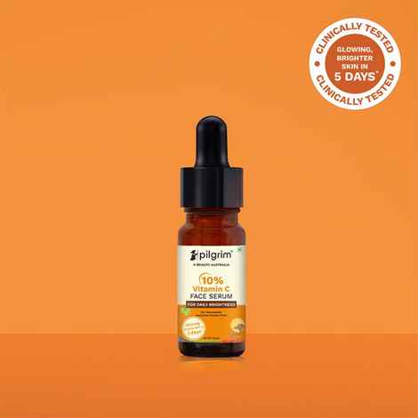 Pilgrim 10% Vitamin C Face Serum For Daily Brightness (10 Ml)
