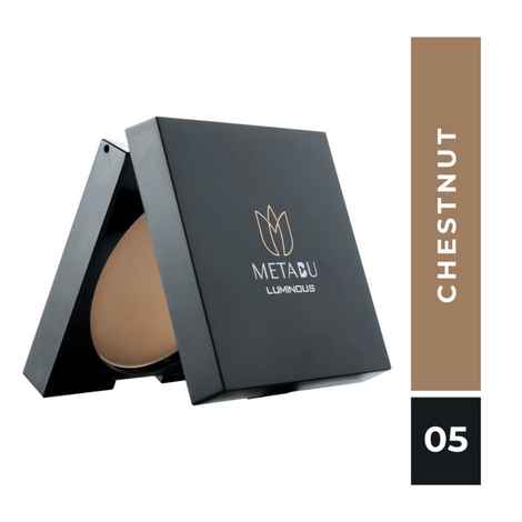 METABU Luminous Long Lasting Compact Powder 05 Chestnut - 8 gm