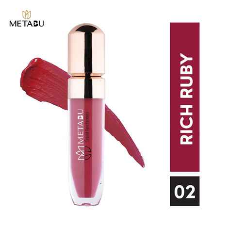 METABU Super Stay Matte Liquid Lipstick 02 Rich Ruby - 4.25 ml