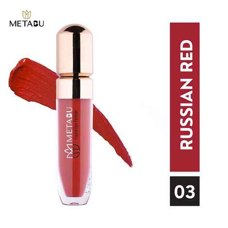 METABU Super Stay Matte Liquid Lipstick 03 Russian Red - 4.25 ml