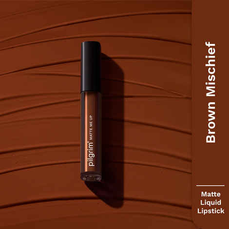 Pilgrim Liquid Lipstick Brown Mischief (3 ml)