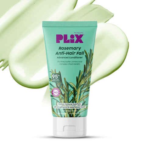 PLIX - THE PLANT FIX Rosemary Advanced Anti Hair Fall Conditioner With Rosemary For Reducing Hair Loss, Breakage| | All Hair Types | Men & Women | Sulphate & Parabeen Free| 175 ml