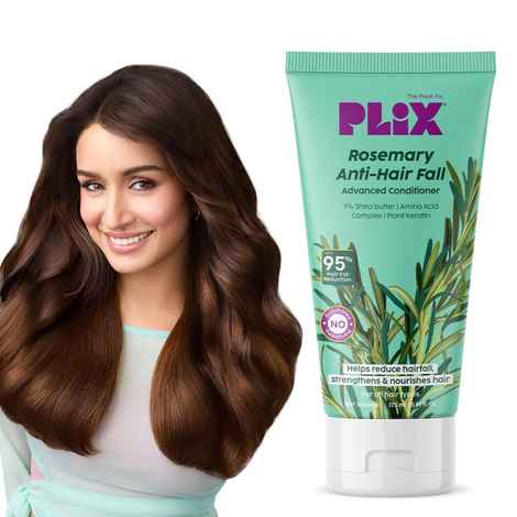 PLIX - THE PLANT FIX Rosemary Advanced Anti Hair Fall Conditioner With Rosemary For Reducing Hair Loss, Breakage| | All Hair Types | Men & Women | Sulphate & Parabeen Free| 175 ml