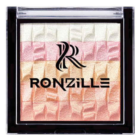 Buy Ronzille Shimmer Baked Blusher and Brick Highlighter - 02 - Purplle