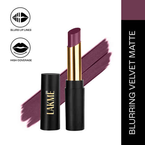 Buy Lakme Absolute Beyond Matte Lip 502 PurplePop 3.4 gm - Purplle