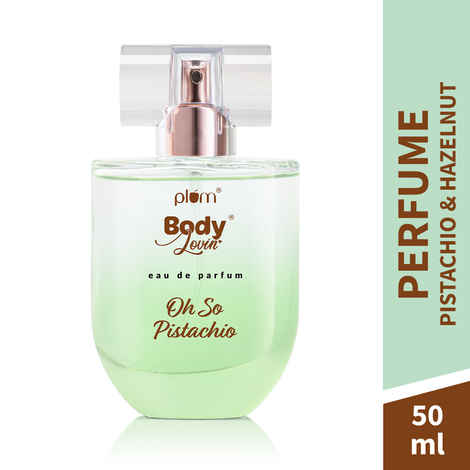 Plum BodyLovin' Oh So Pistachio Perfume | Long Lasting & Premium Oriental Gourmand Fragrance | Luxury Perfume For Women |Pistachio & Hazelnut Notes | Perfect For All Occasions (50 ml)