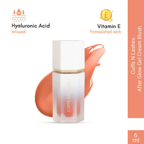 Cuffs N lashes After Glow liquid blush 01 Peaches ( 6 ml)