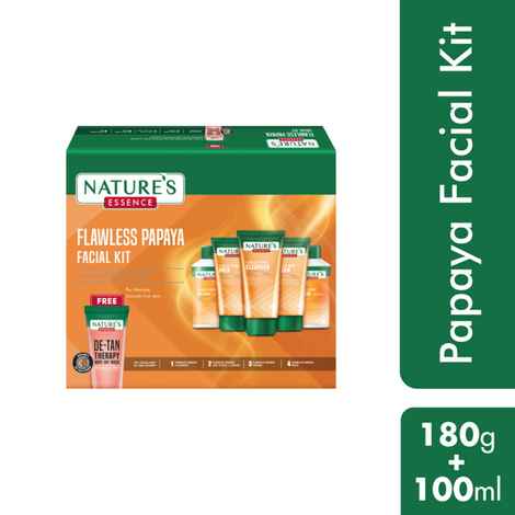 Buy Nature's Essence Flawless Papaya Facial Kit (230 gm) - Purplle