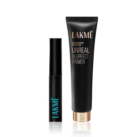 Lakme Eye-Defining Essentials (Unreal Blurfect Primer – 10 gm + 9 to 5 Eyeconic Liquid Eyeliner – 4.5 ml) Combo of 2
