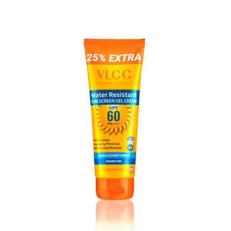 VLCC Water Resistant SPF60 Sunscreen Gel Creme (110 gm)