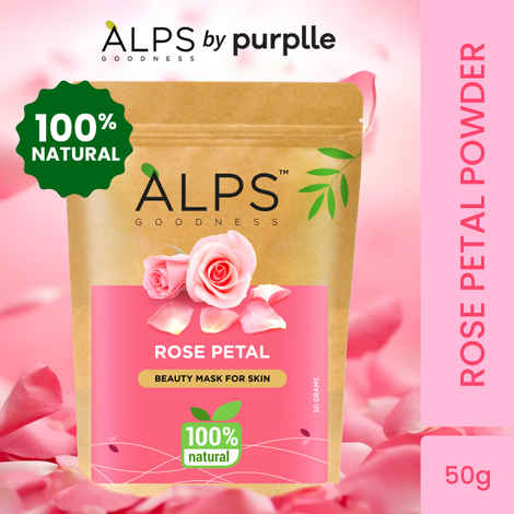 Buy Alps Goodness Rose Petal Beauty Mask for Skin (50 gm) - Purplle