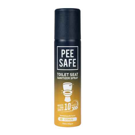 Pee Safe Toilet Seat Sanitizer Spray - Citrus (75 gm)