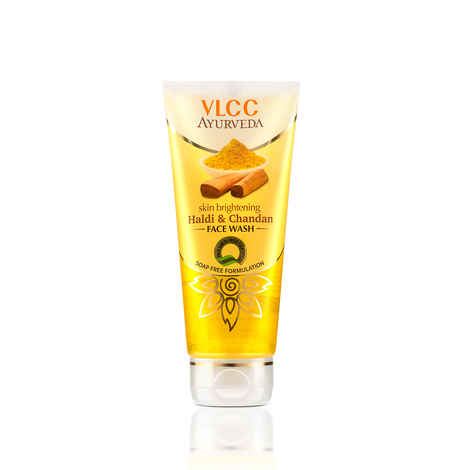 Buy VLCC Skin Brightening Haldi & Chandan Facewash (100 ml) - Purplle