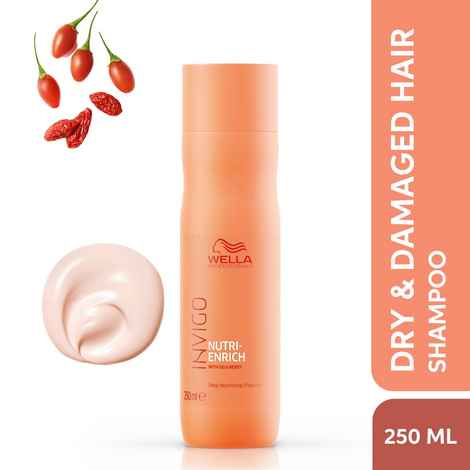Buy Wella Professionals INVIGO Nutri Enrich Deep Nourishing Shampoo (For Dry And Damaged Hair) 250 ml - Purplle