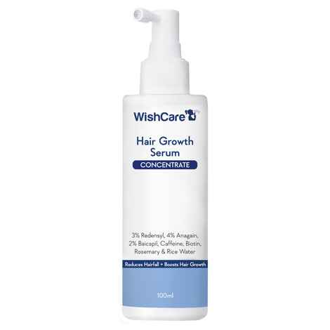 WishCare Hair Growth Serum Concentrate - Resdensyl, Anagain, Caffeine, Biotin, Keratin & Rice Water 100 ml