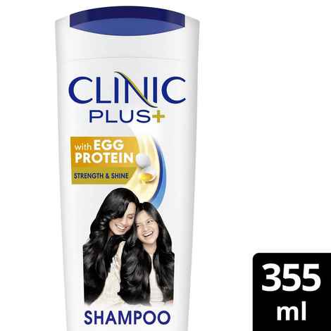 Clinic Plus Strength & Shine With Egg Protein Shampoo, 355 ml
