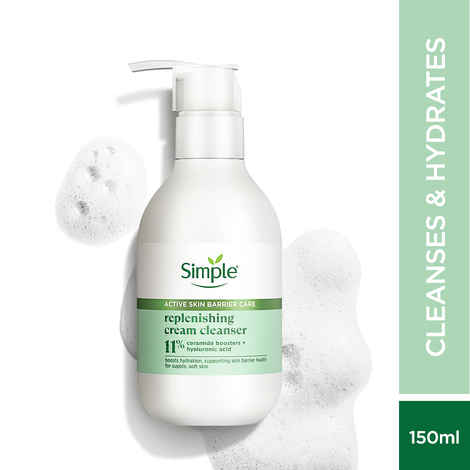 Simple Active Skin Barrier Care Replenishing Cream Cleanser 150 ml