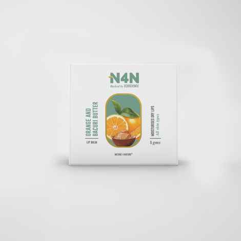 Buy Nature4Nature Lip Balm with Orange & Bacuri Butter | 100% Natural, Non-Greasy, Deep Hydration & Lip Brightening | No Petroleum, No Artificial Fragrance | 5 gm - Purplle