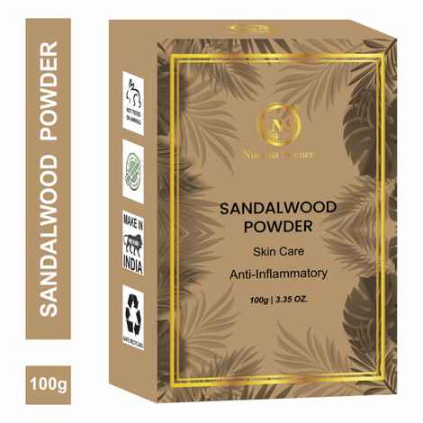 Nuerma Science Organic Sandalwood Powder for Face Pack (100 gm)