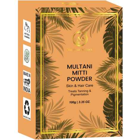 Nuerma Science Organics Multani Mitti (Bentonite Clay) For Detoxifying and Rejuvenating Skin and Hair (100 gm)