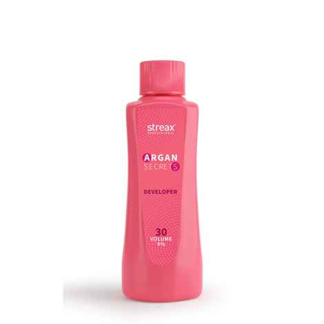 Buy Streax Professional Developer for Argan Secret Colourant - 30 Volume 9% (1000 ml) - Purplle