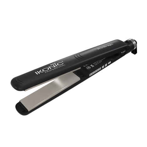 Buy IKONIC PROFESSIONAL Pro Straight Hair Straightener, Black| Floating Ceramic Plates| Nano Titanium Technology| Overheat protection 1 pc - Purplle