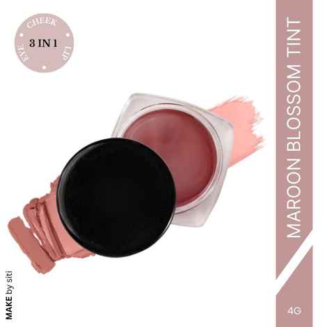 Buy Makeup By Siti Lip & Cheek Tint With Vitamin E & Jajoba Oil For Eyelids & Cheek - Morron Blossom (4 gm) - Purplle