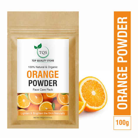 TQS 100% Natural & Pure Orange Peel Powder -100 gm