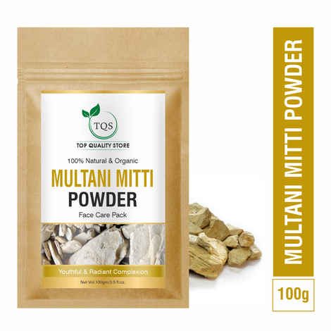 TQS 100% Natural & Pure Multani Mitti Powder 100 gm